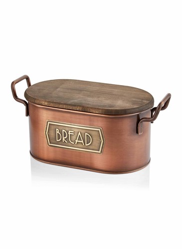 Copper bread bin - copper,