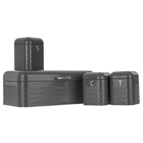 Livivo bread bin and canister - and,