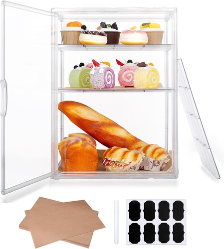 Transparent bread boxes with - transparent,