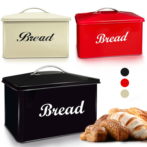 Vintage style bread bin - bin, large
