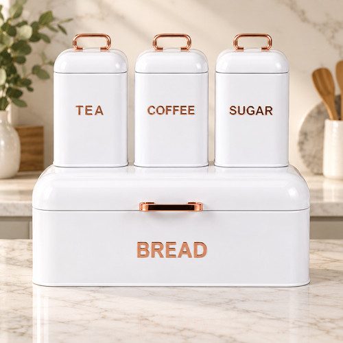 Piece white bread bin - piece,