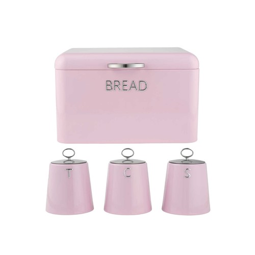Salter retro pink bread bin - salter, &