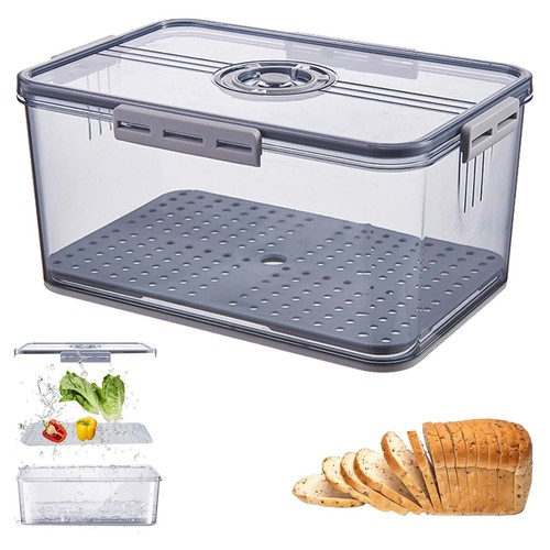 Large clear bread - bread, box