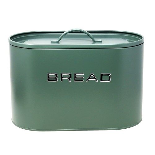 Bread bin sage - sage, metal
