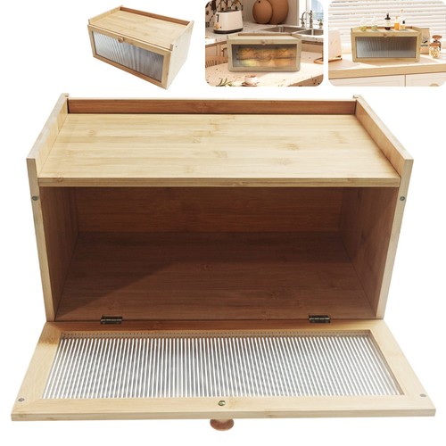 Bamboo wooden bread - bamboo, bin