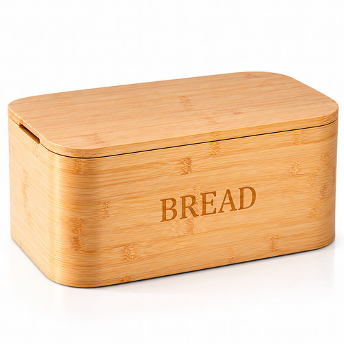 Bamboo bread bin - bread,
