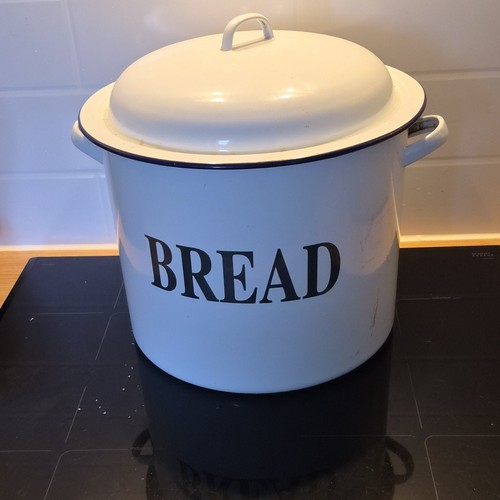 Vintage white enamel - vintage, metal