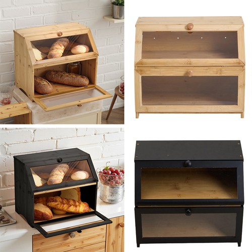 Tier wooden bread bin - tier,