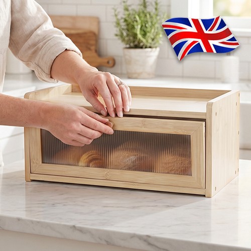 Wooden bread bin - wooden,