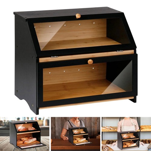 Large bamboo bread - bread, bin