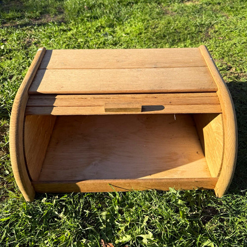 Wooden oak tone roll top - oak,