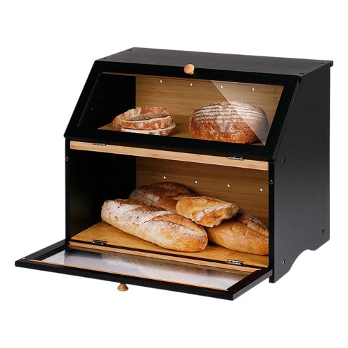 Large bamboo bread bin - bread,
