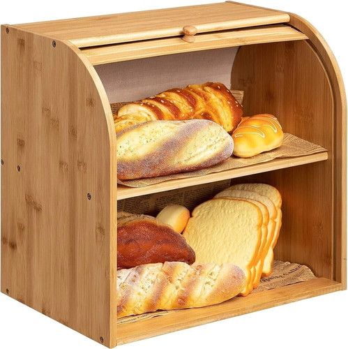Bread bin tiers double - tiers, layer