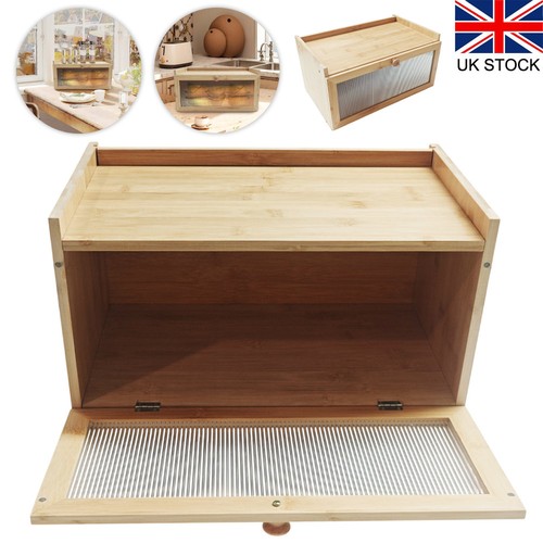Wooden bamboo bread - bread, bin