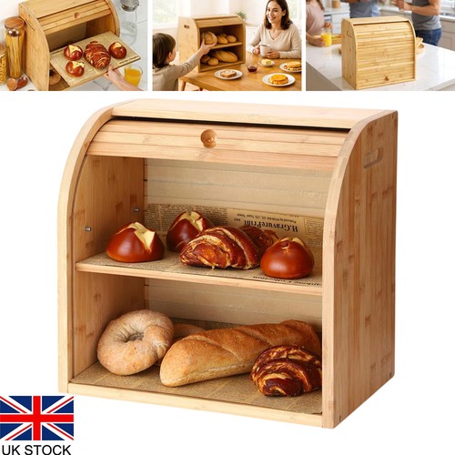 Bamboo double layer - bread, box