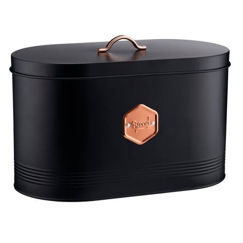 Bread bin labelled metal - bin,