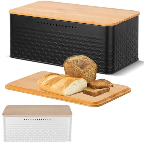 Metal bread bin - metal,
