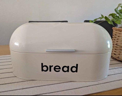 Metal bread bin - bread,