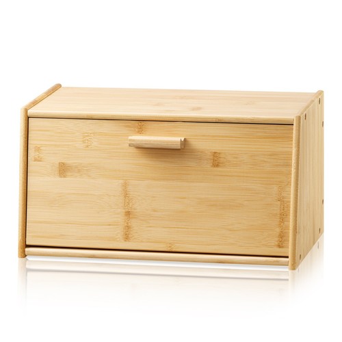 Bamboo bread bin wooden - bread,