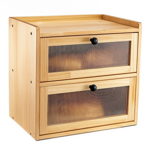 Wooden bread bin - wooden,