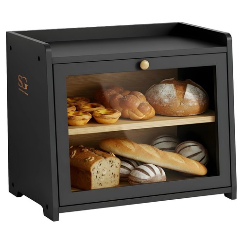 Bamboo bread bin natural - bin, |