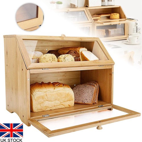 Tier bamboo bread - bread, bin