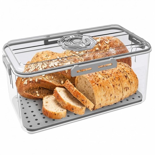 Zeayea bread bin airtight bins - bread,